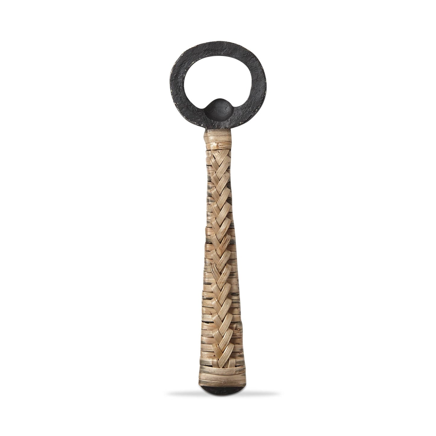 FORGED BOTTLE OPENER WITH BAMBOO HANDLE