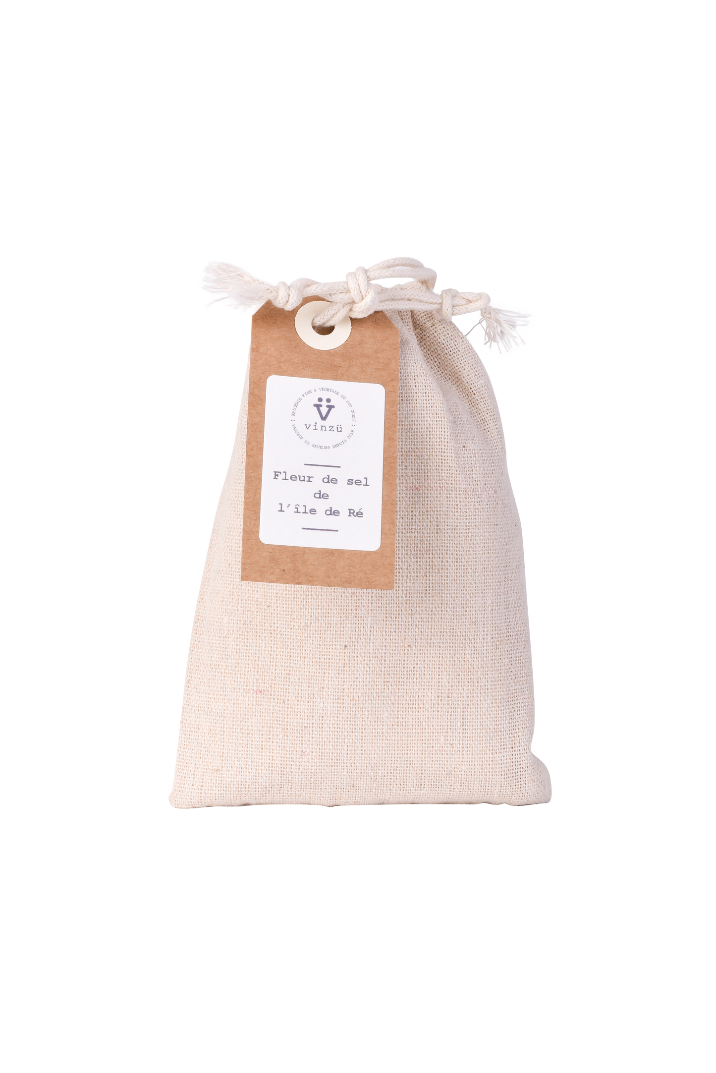 FLEUR DE SEL IN LINEN BAG