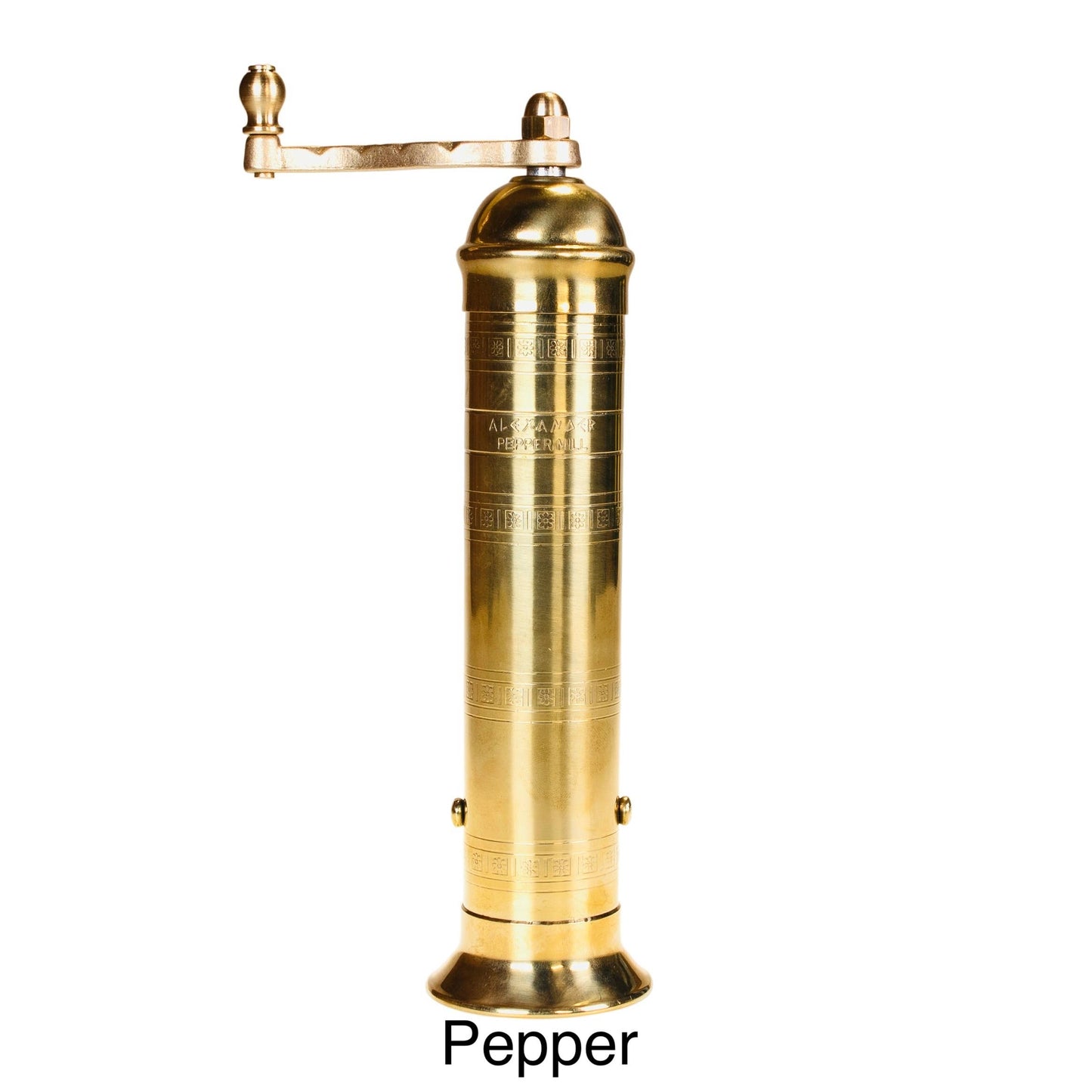 THE ORIGINAL BRASS MILL - 9" PEPPER GRINDER