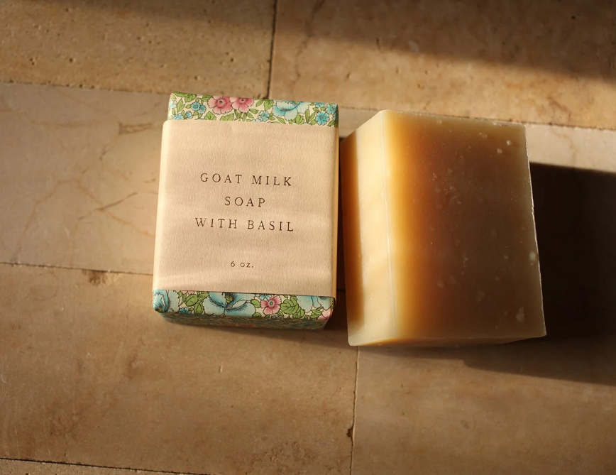 GOAT MILK + BASIL SOAP