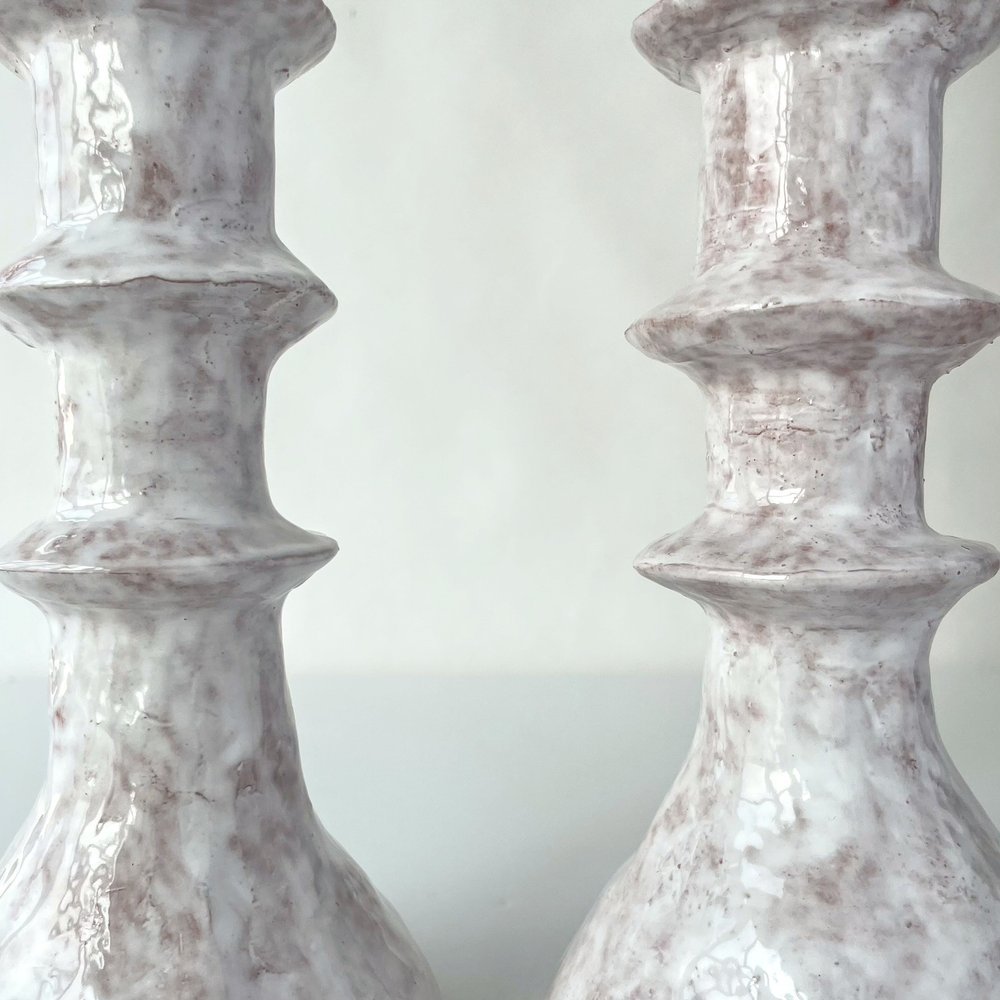 THE OLD ENCHANTMENT CANDLESTICKS - PAIR
