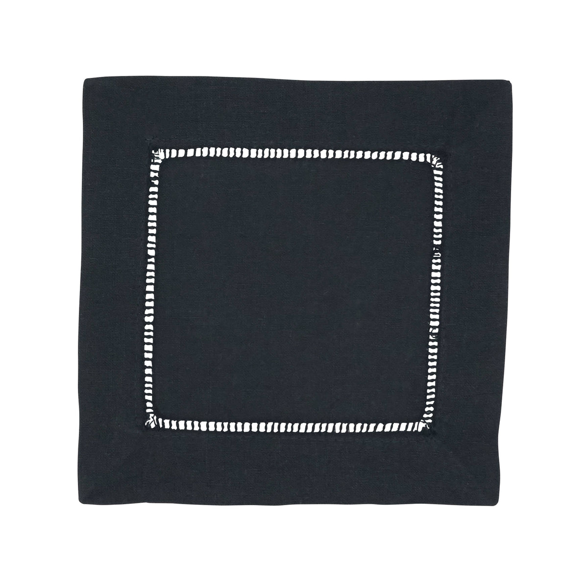 LINEN HEMSTITCHED COCKTAIL NAPKIN