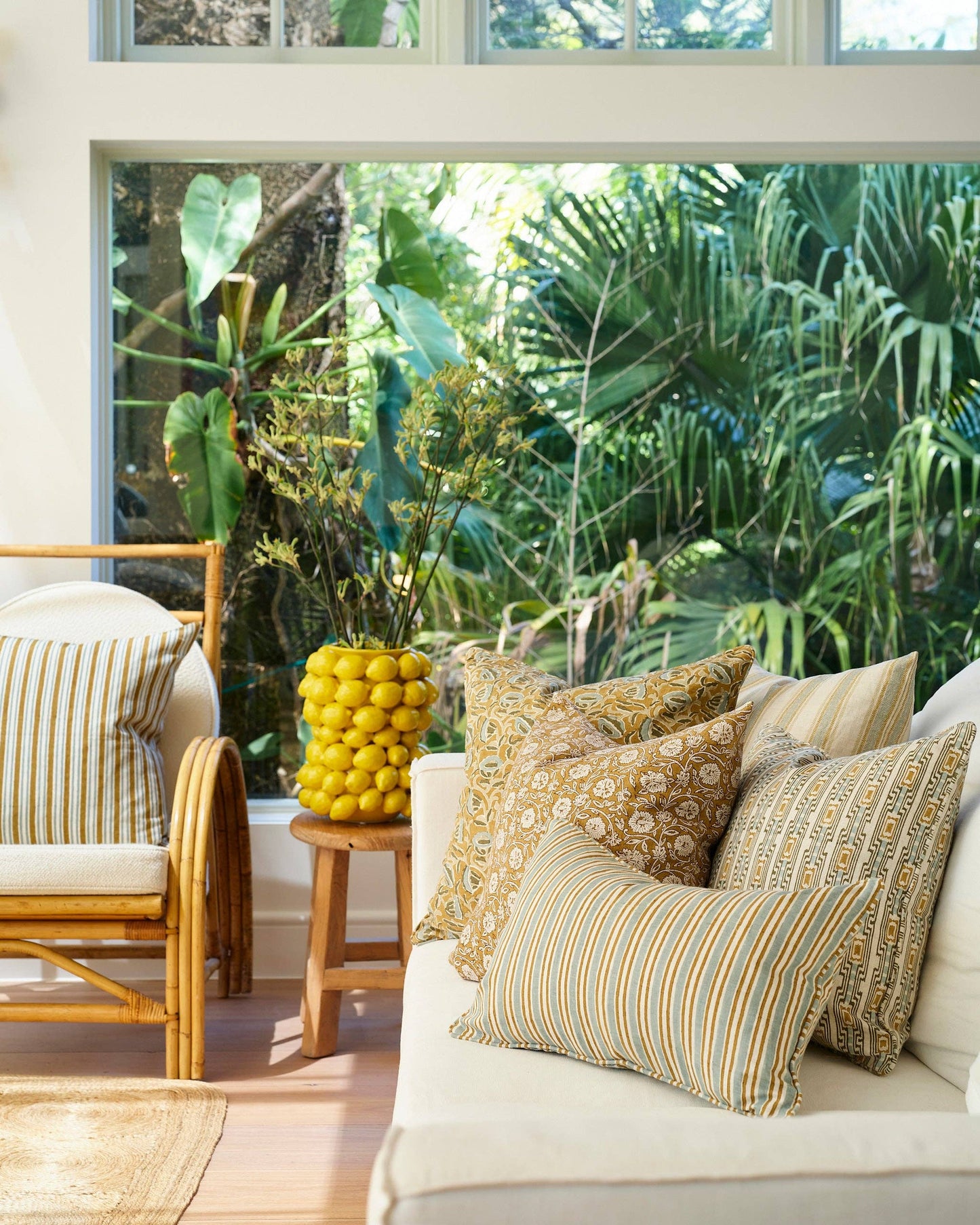 ALACHA SAFFRON PILLOW