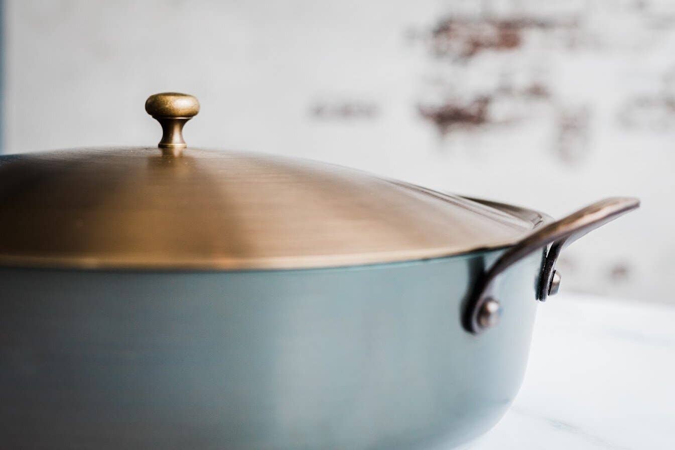 PRO BRONZE HANDLE RONDEAU + STAINLESS STEEL LID SET