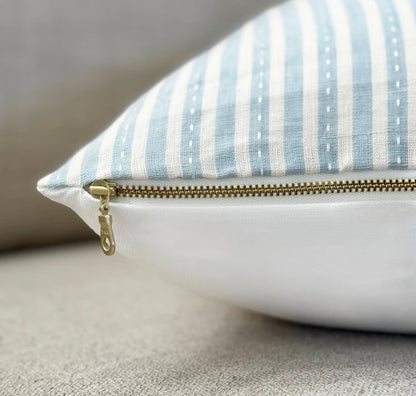 LILLY BLUE CLASSIC STRIP PILLOW