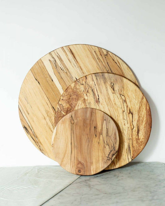 20" SPALTED MAPLE ROUND BOARD