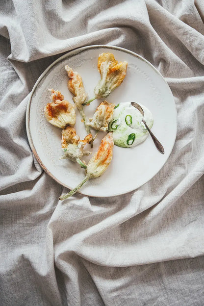 FLOWERS ON A PLATE