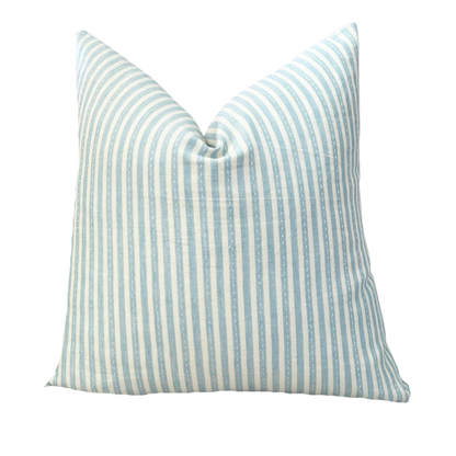 LILLY BLUE CLASSIC STRIP PILLOW