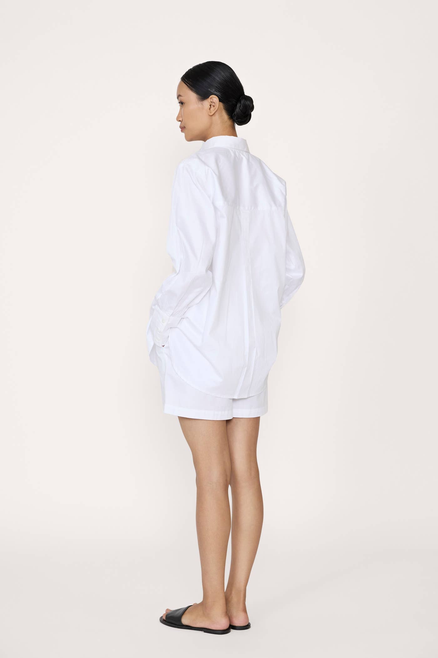 BUTTON DOWN WHITE POPLIN SHIRT