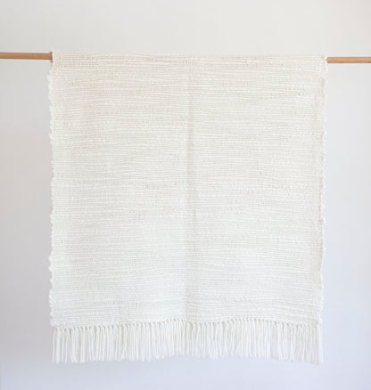 HAND-WOVEN MERINO WOOL THROW