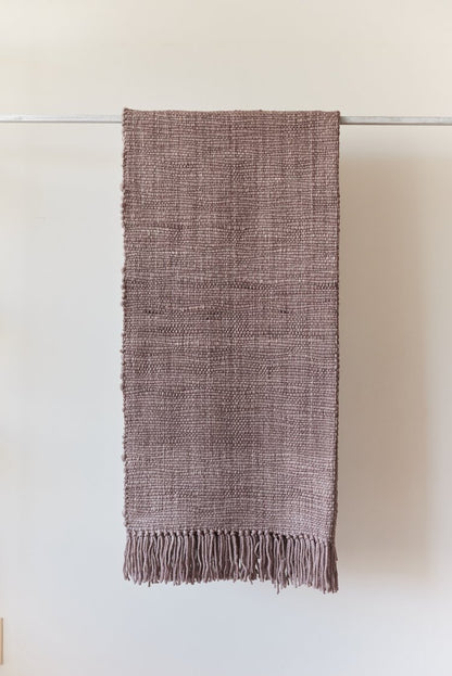 HAND-WOVEN MERINO WOOL THROW