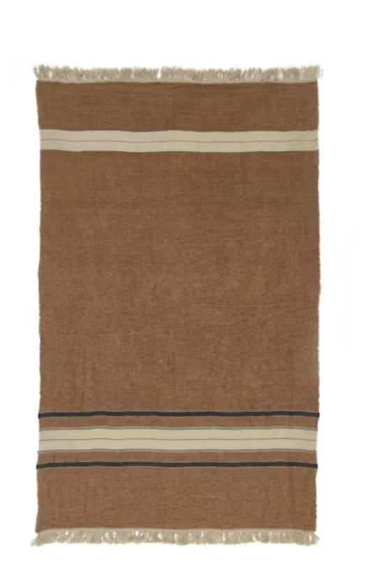 BELGIAN BATH TOWEL - BRUGES STRIPE
