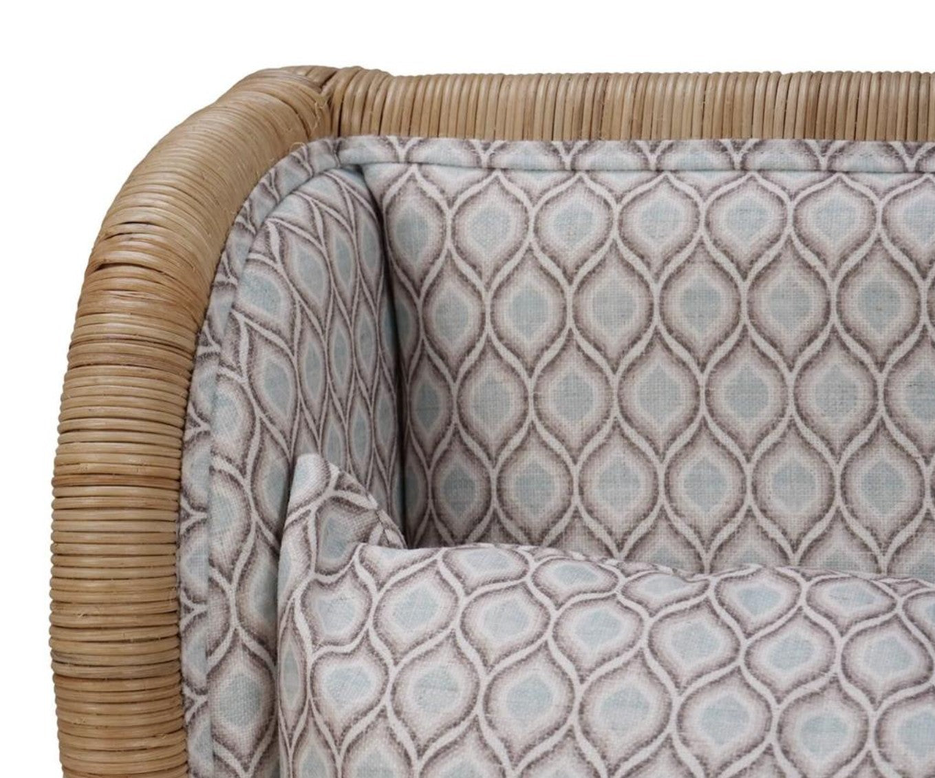 HAMPTON RATTAN WING CHAIR
