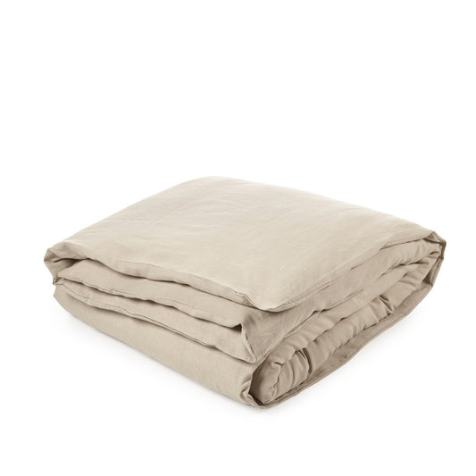 HERITAGE DUVET COVER - FLAX