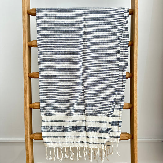 STRIPED TURKISH COTTON TOWEL