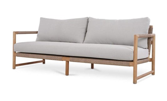 JACKSON 3 SEATER W/ SEAT & BACK CUSHIONS - OUTDOOR TEAK