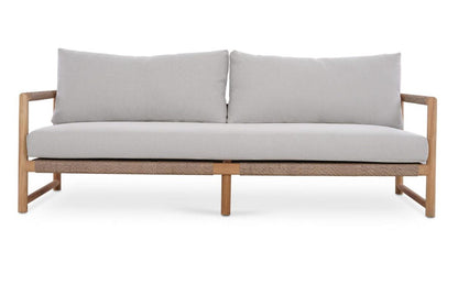 JACKSON 3 SEATER W/ SEAT & BACK CUSHIONS - OUTDOOR TEAK