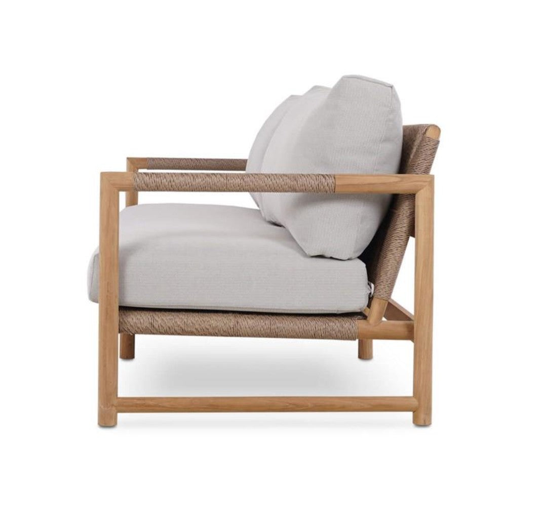 JACKSON 3 SEATER W/ SEAT & BACK CUSHIONS - OUTDOOR TEAK