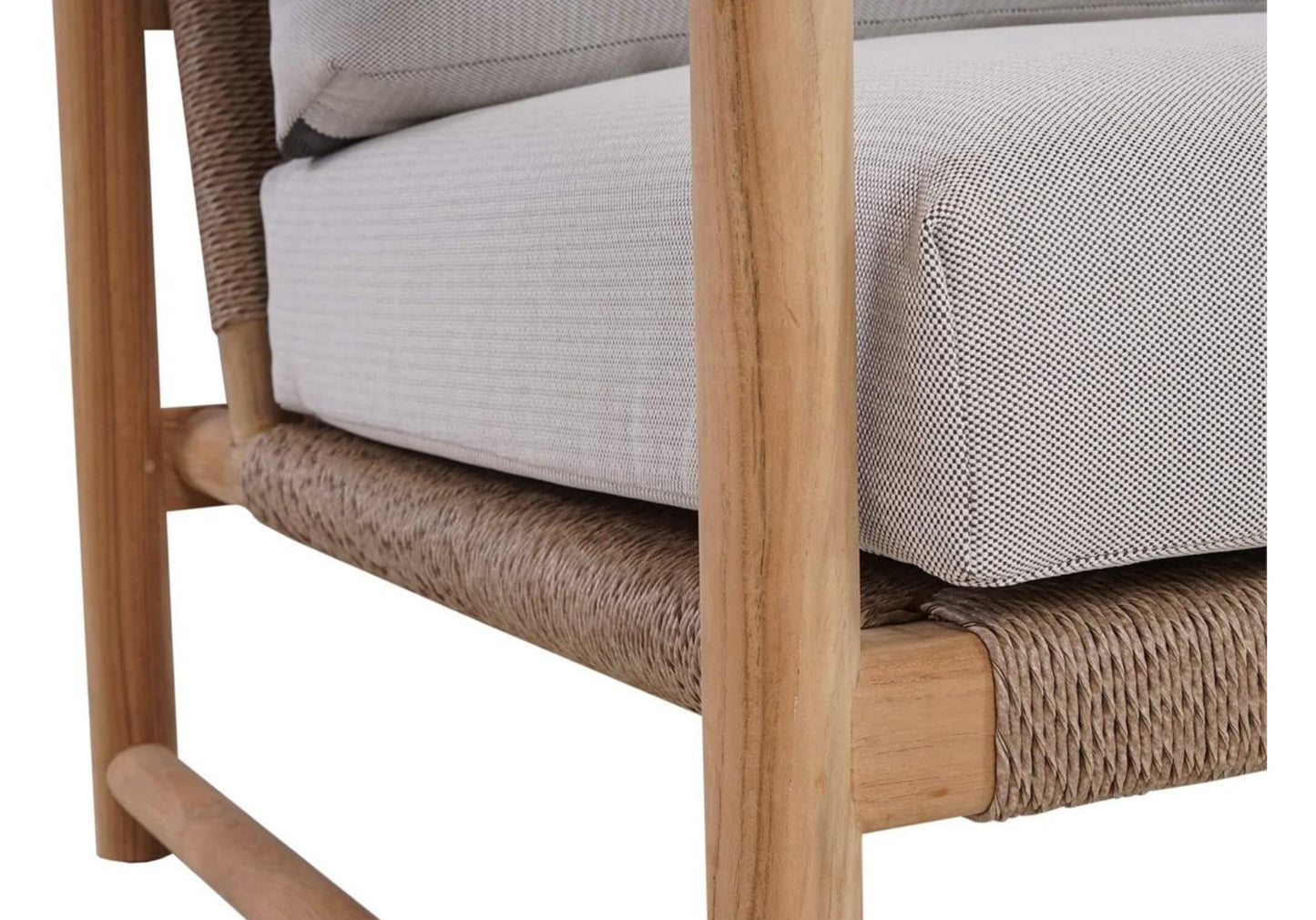 JACKSON 3 SEATER W/ SEAT & BACK CUSHIONS - OUTDOOR TEAK