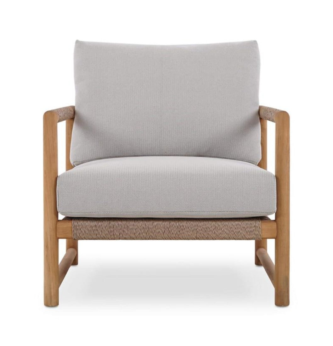 JACKSON SINGLE SEATER W/ SEAT & BACK CUSHIONS - OUTDOOR TEAK