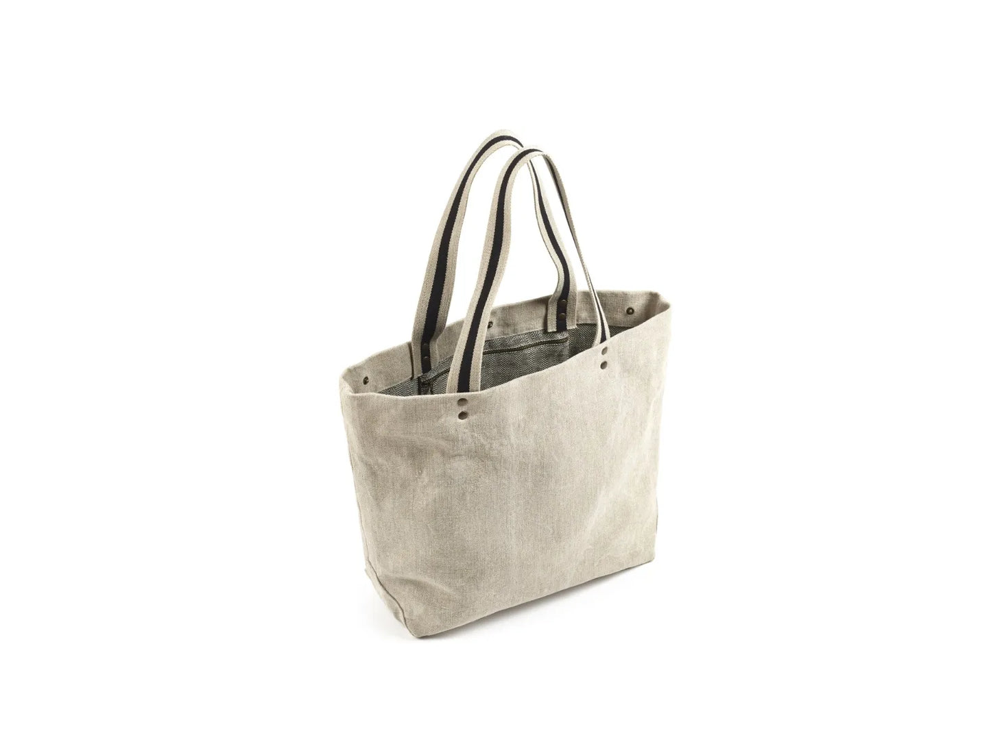 JAMES LINEN TOTE