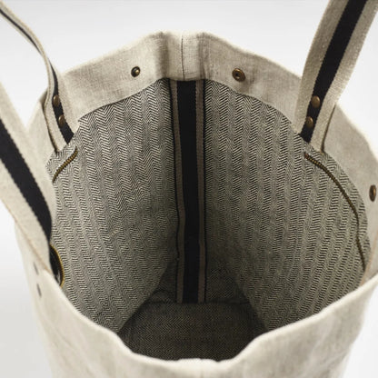 JAMES LINEN TOTE