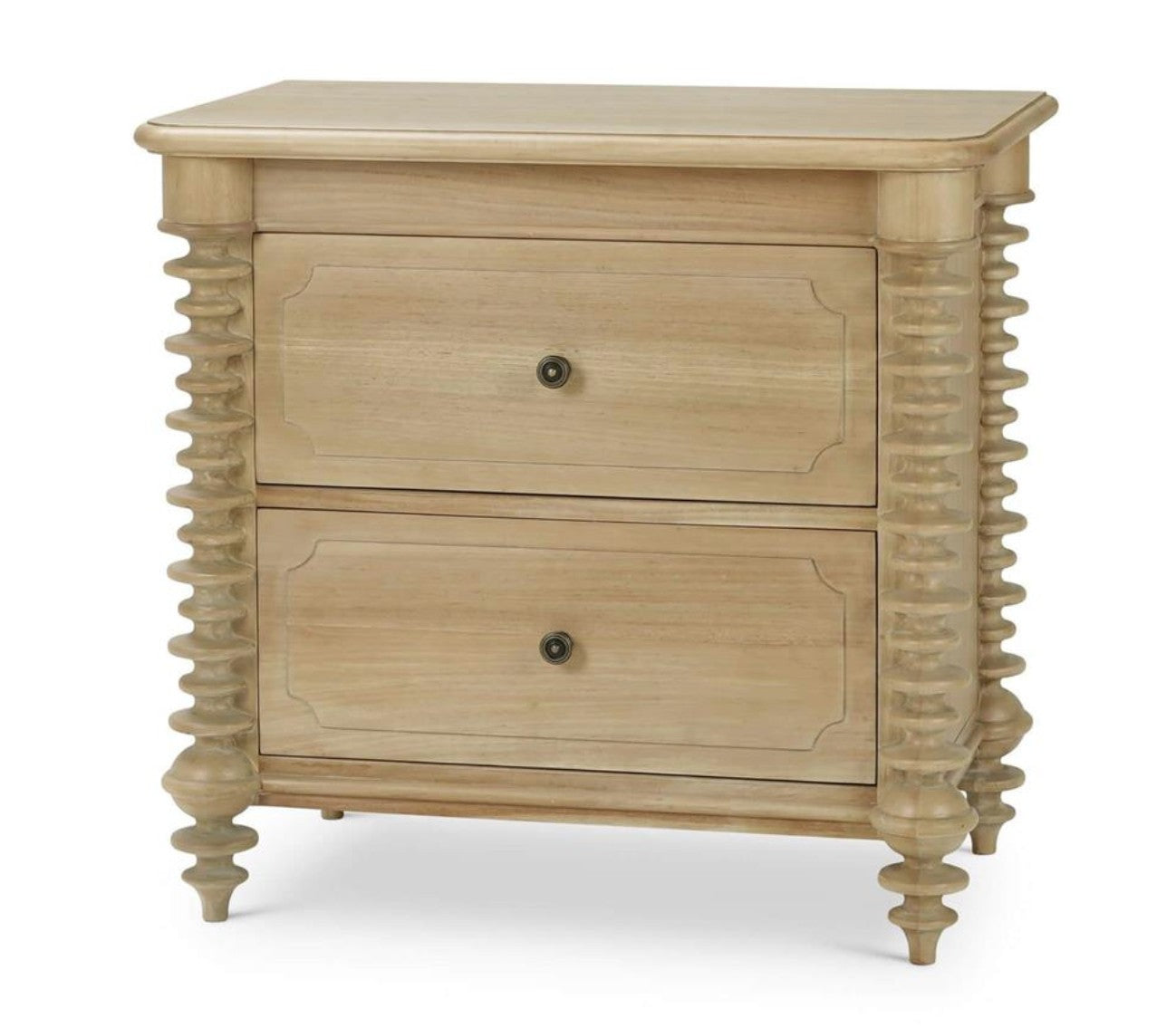 MILANO 2 DRAWER BEDSIDE TABLE