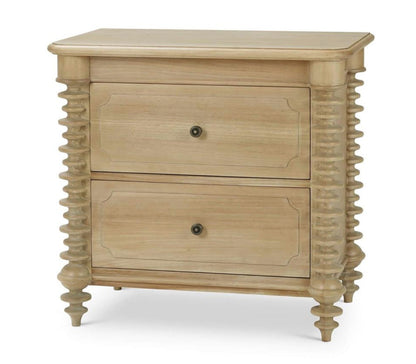 MILANO 2 DRAWER BEDSIDE TABLE