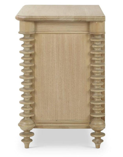 MILANO 2 DRAWER BEDSIDE TABLE