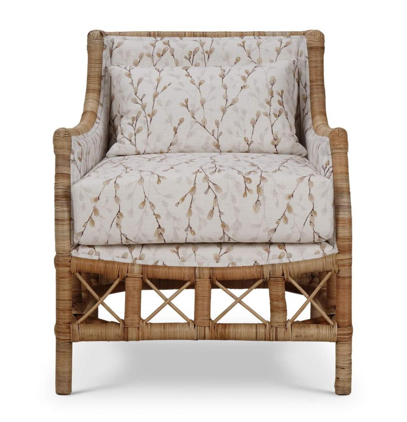 RABANA RATTAN LOUNGE CHAIR