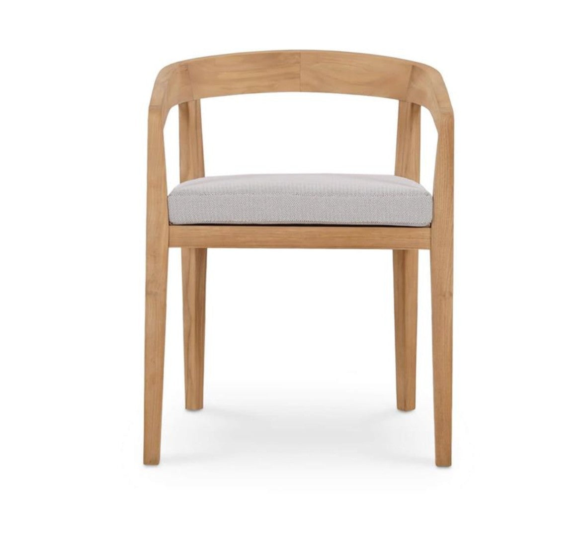 RALEIGH DINING CHAIR W/ SEAT CUSHION - OUTDOOR TEAK