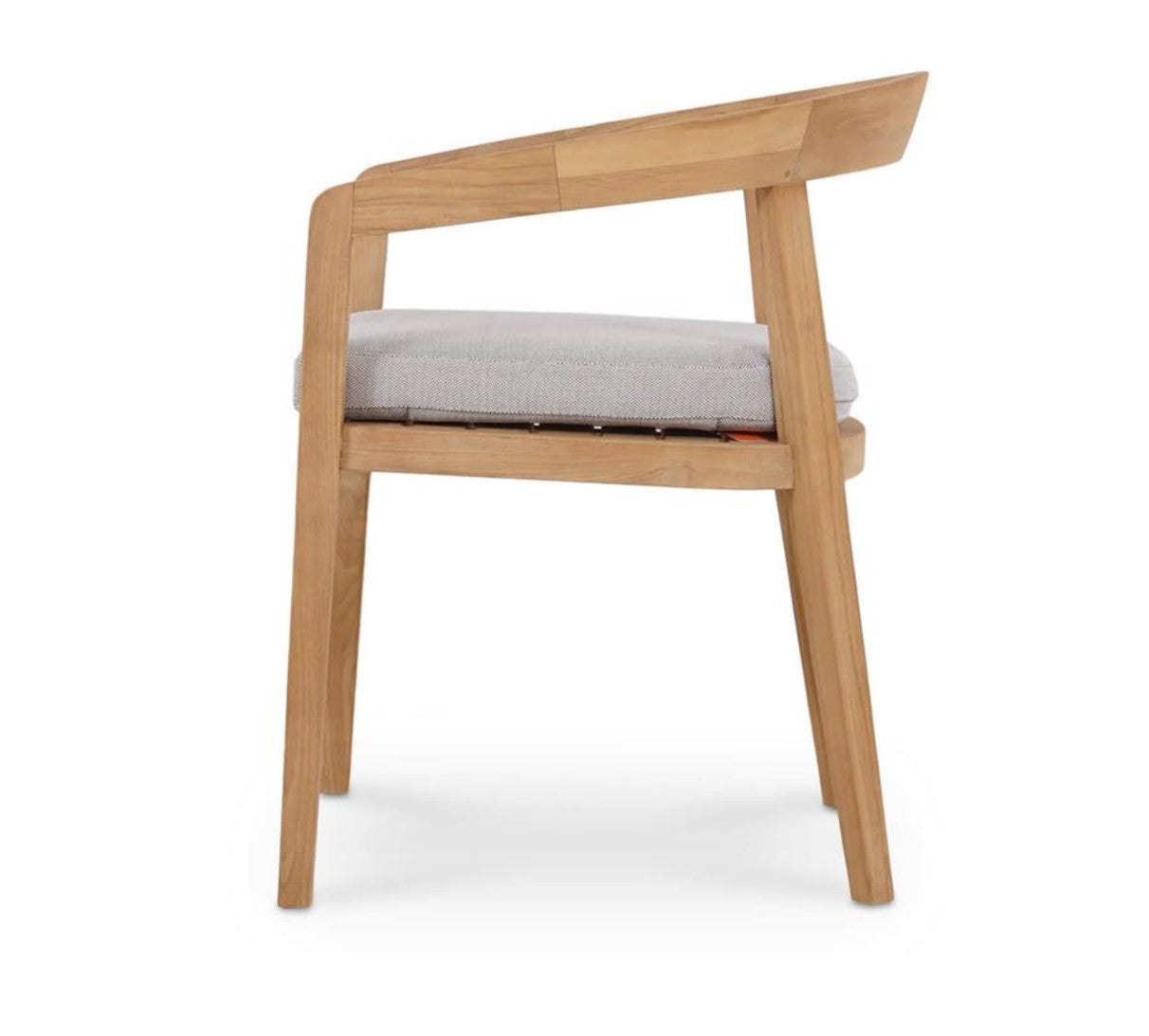 RALEIGH DINING CHAIR W/ SEAT CUSHION - OUTDOOR TEAK