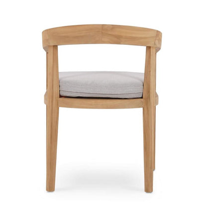 RALEIGH DINING CHAIR W/ SEAT CUSHION - OUTDOOR TEAK