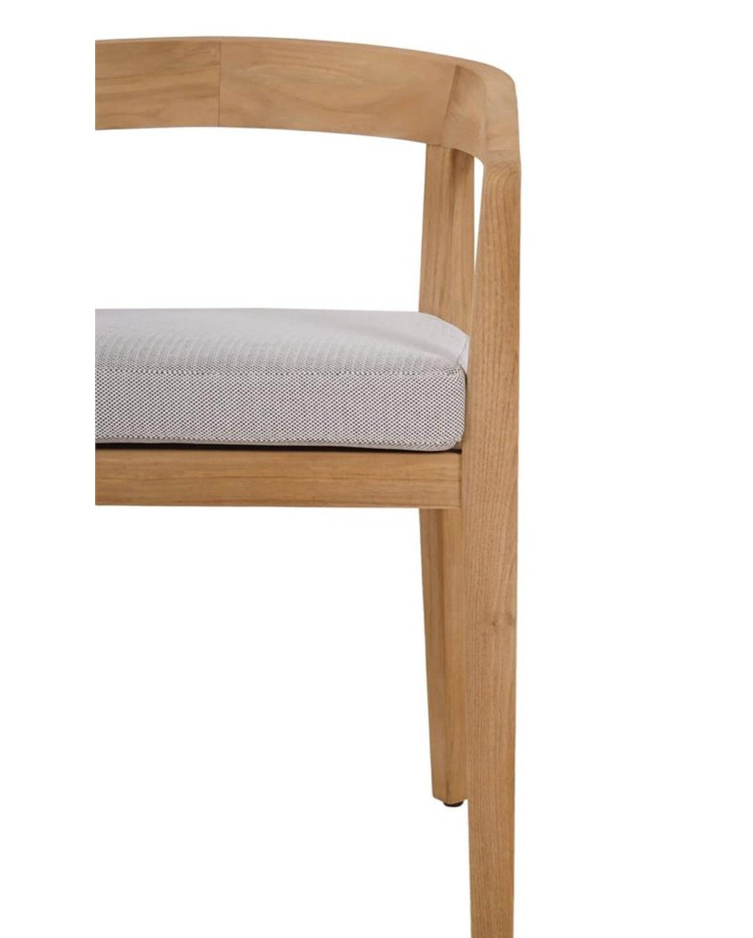 RALEIGH DINING CHAIR W/ SEAT CUSHION - OUTDOOR TEAK