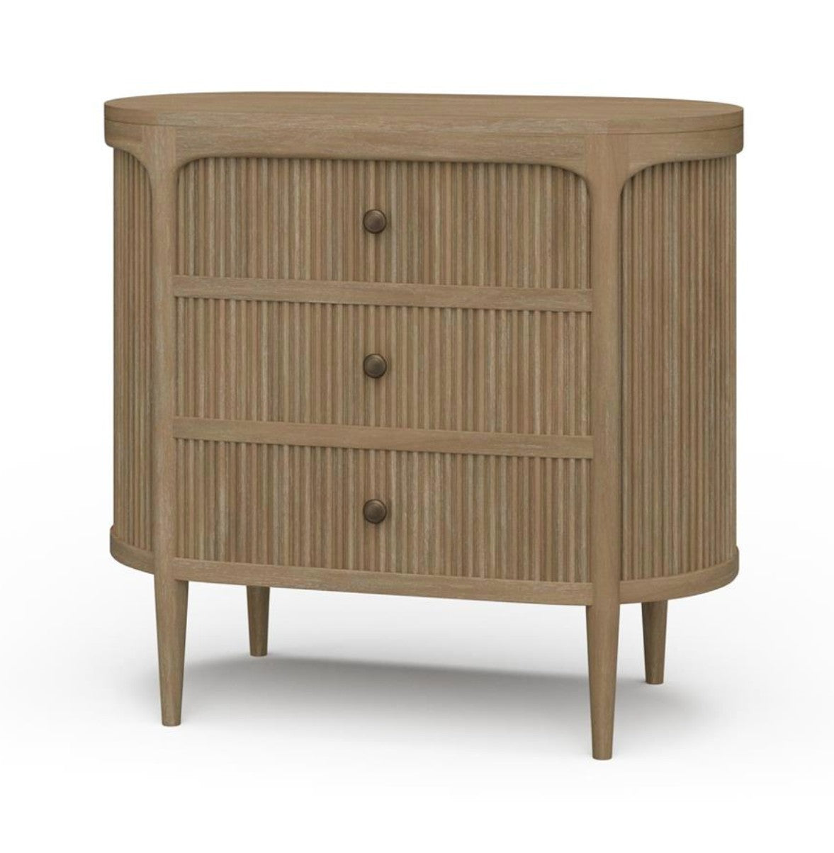 REGENT 3 DRAWER DRESSER W/ ROUND PULL KNOBS