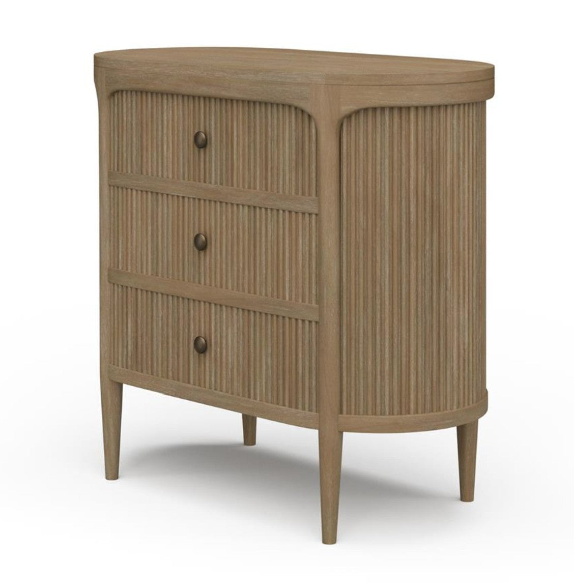 REGENT 3 DRAWER DRESSER W/ ROUND PULL KNOBS