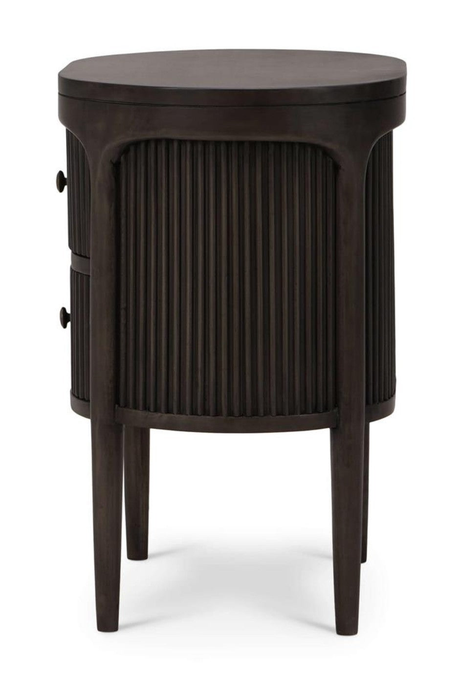 REGENT BEDSIDE SMALL TABLE W/ ROUND PULL KNOBS