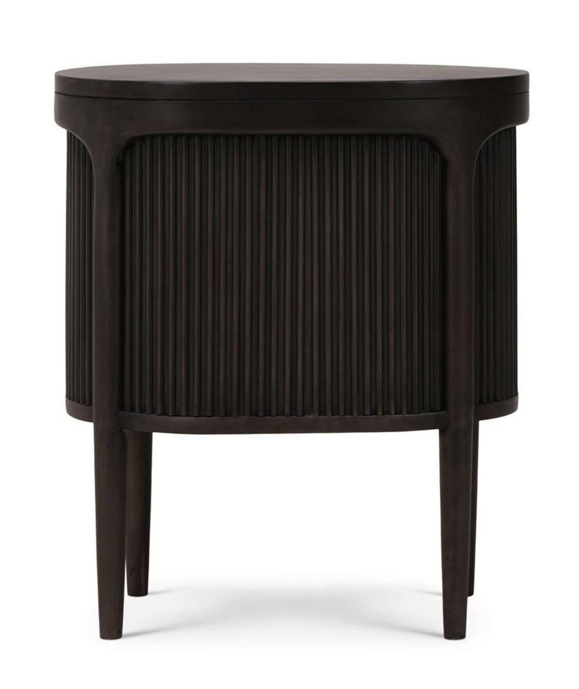 REGENT BEDSIDE SMALL TABLE W/ ROUND PULL KNOBS