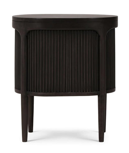 REGENT BEDSIDE SMALL TABLE W/ ROUND PULL KNOBS