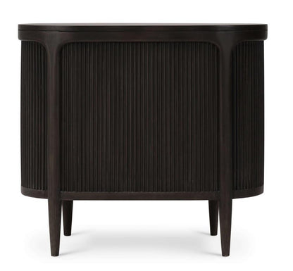 REGENT BEDSIDE TABLE W/ DOORS W/ ROUND PULL KNOBS