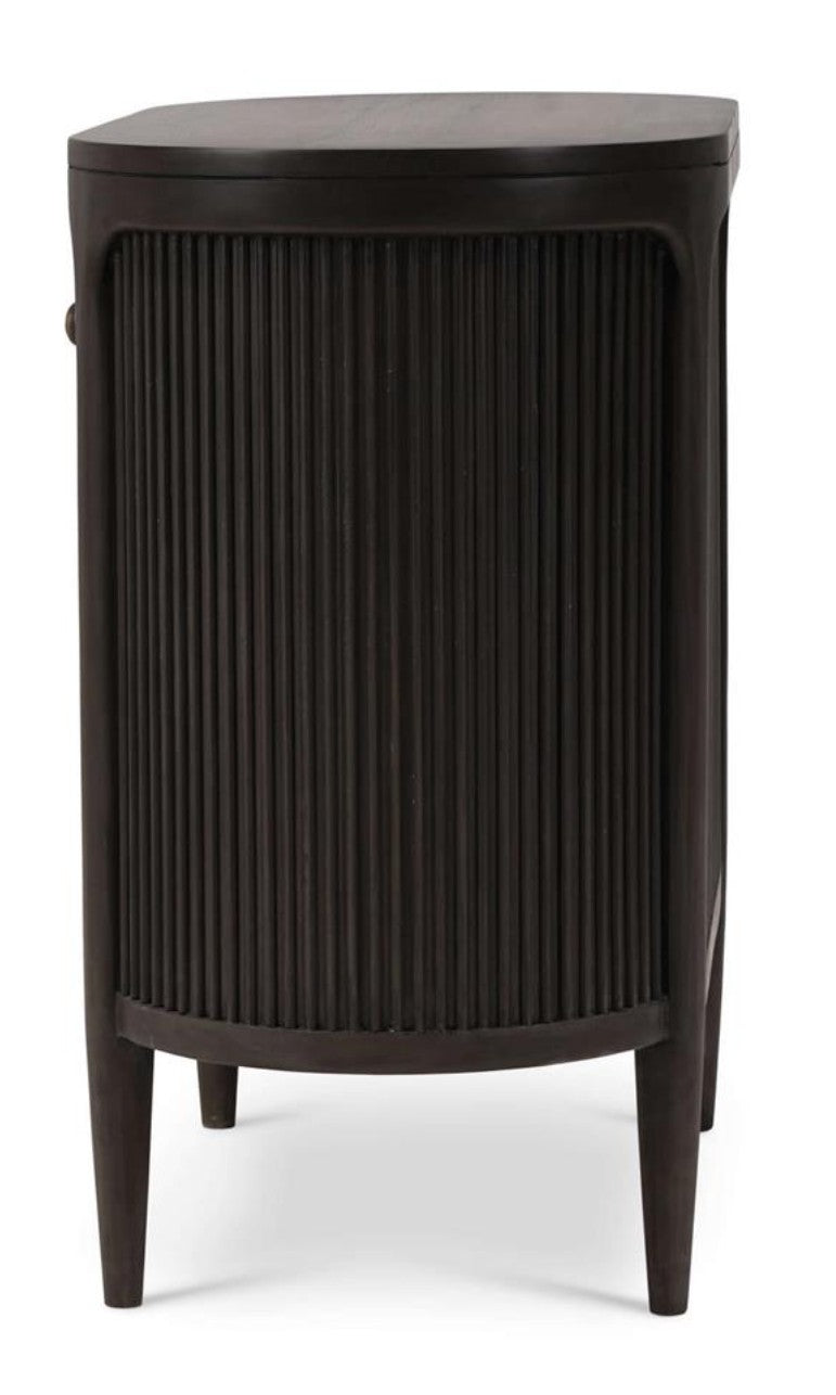 REGENT BEDSIDE TABLE W/ DOORS W/ ROUND PULL KNOBS