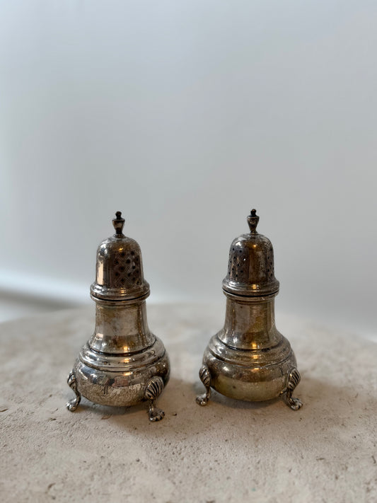 STERLING SLIVER SALT & PERPER SHAKERS