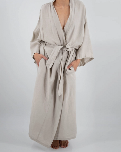 SAI FULL-LENGTH LINEN ROBE