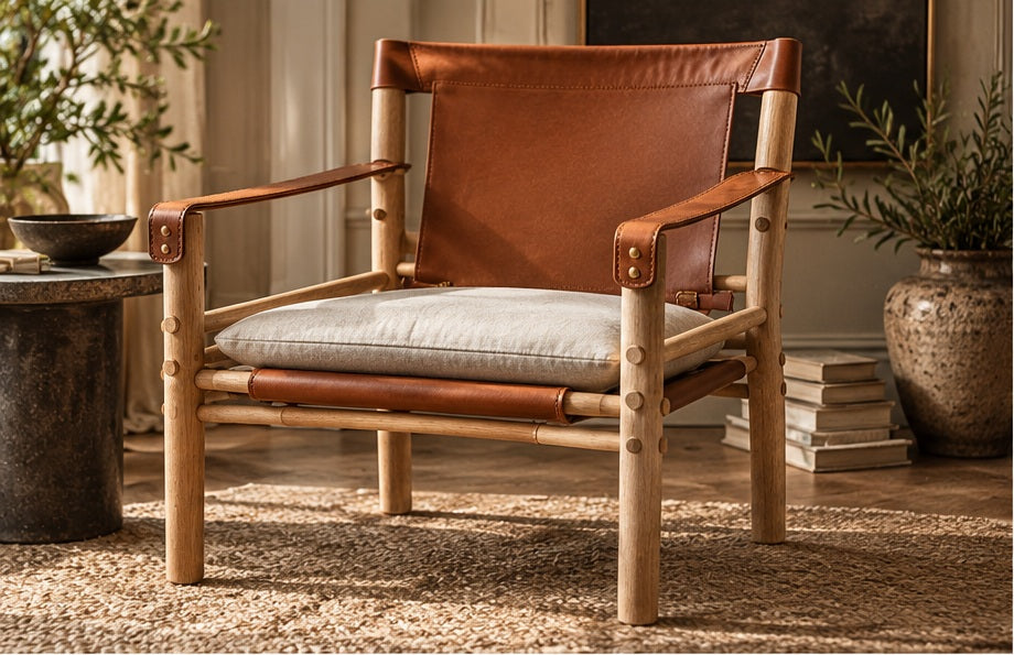 PISINOE LEATHER CHAIR ("THE PERSUASIVE ONE")