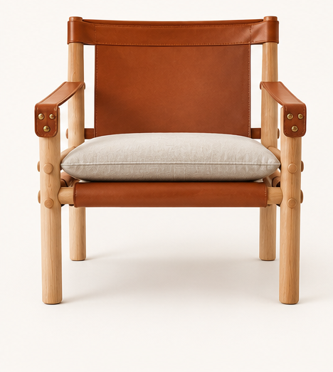 PISINOE LEATHER CHAIR ("THE PERSUASIVE ONE")
