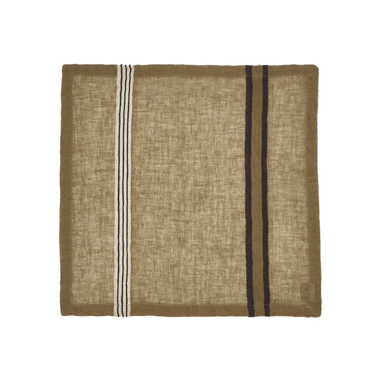 LOCOMOTIVE STRIPE LINEN NAPKIN