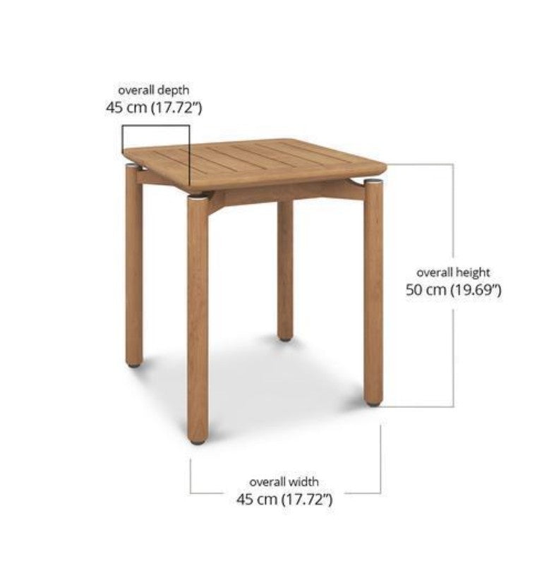 VIRGINIA SIDE TABLE SQUARE - OUTDOOR TEAK
