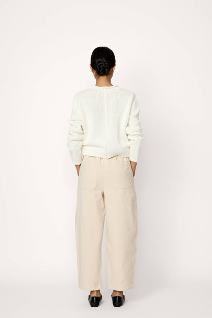MARE ROLLED NECK SWEATER - IVORY