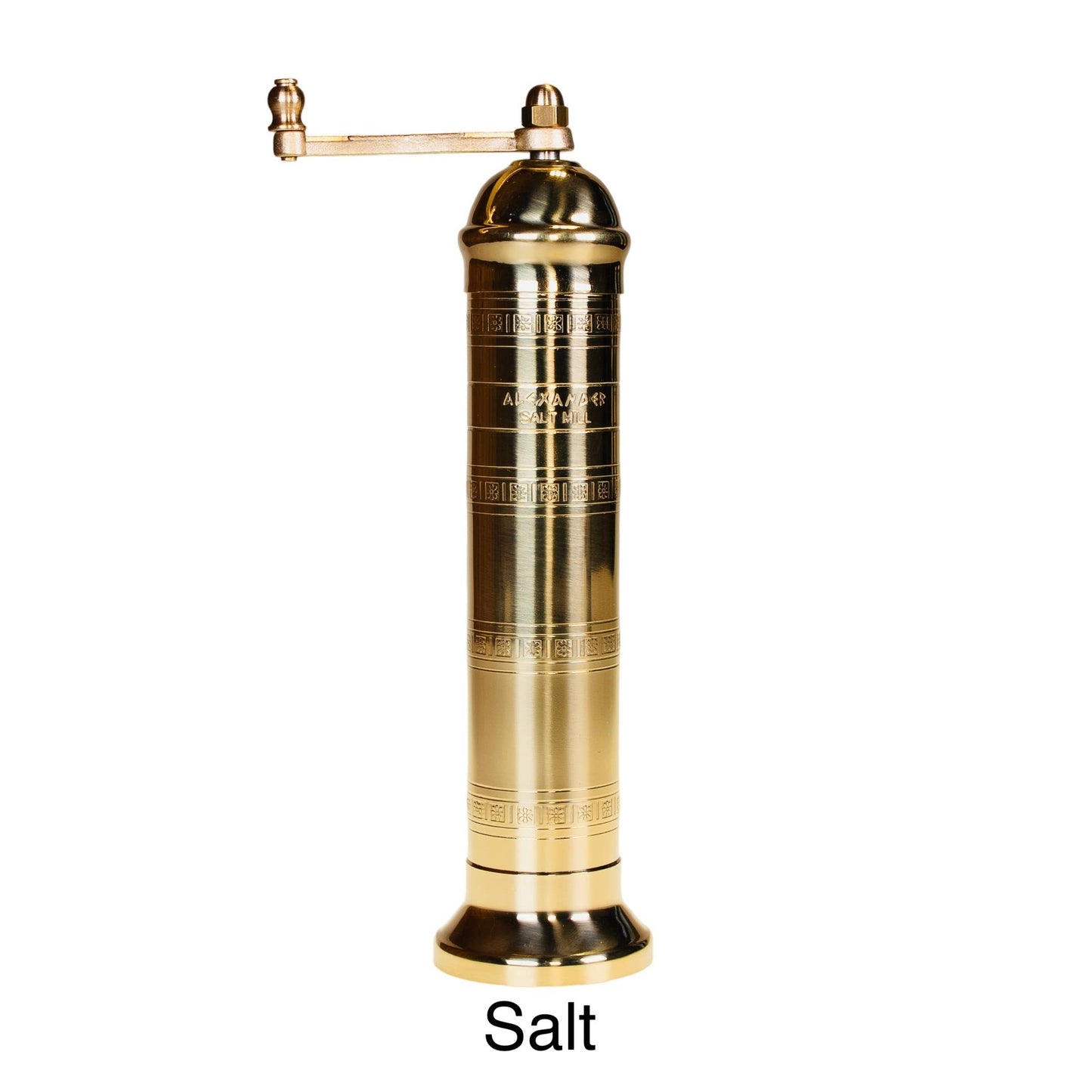 THE ORIGINAL BRASS MILL - 8" SALT GRINDER