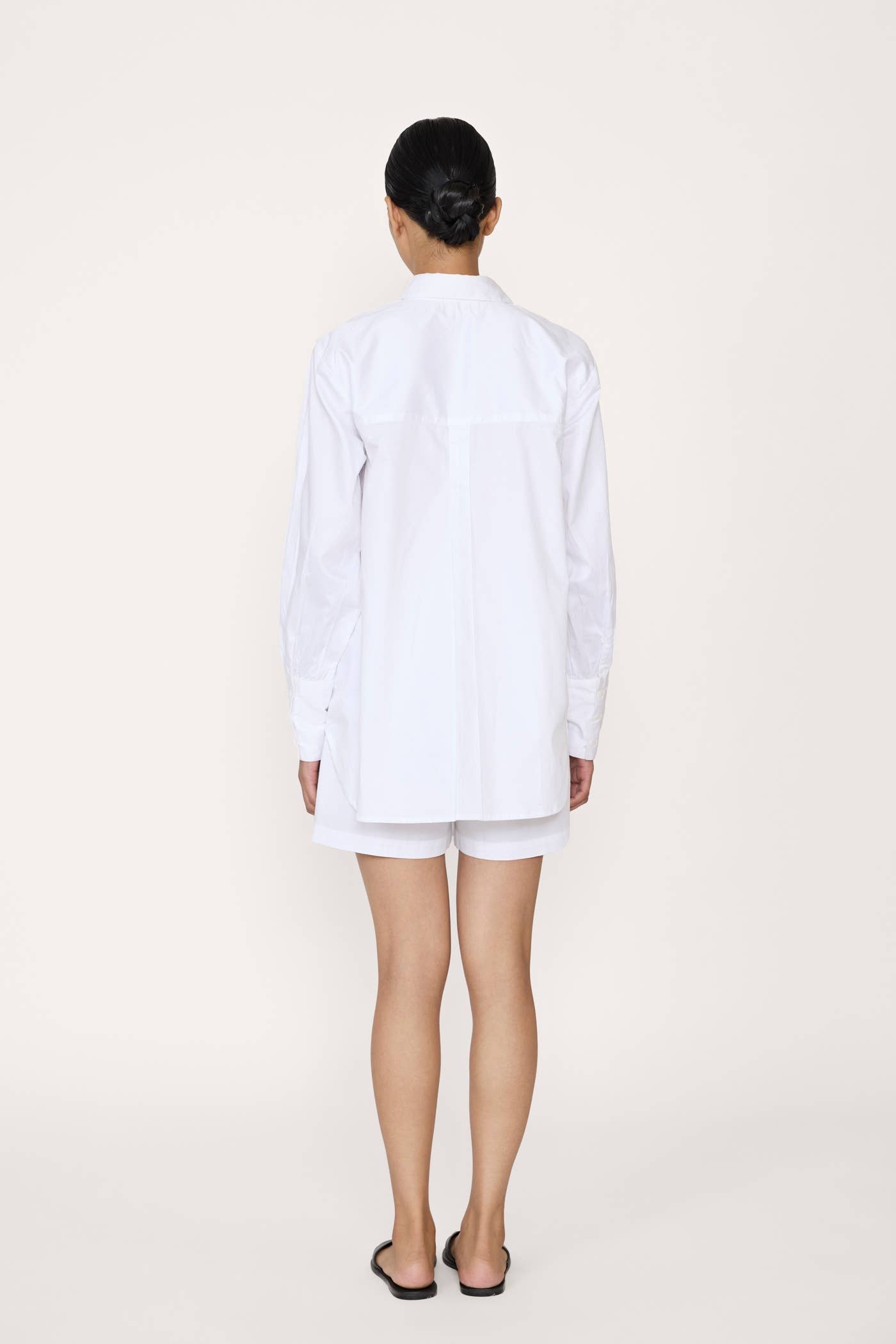 BUTTON DOWN WHITE POPLIN SHIRT
